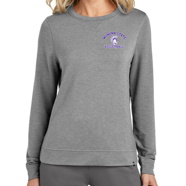TravisMatthew Womens Long Weekend Crew - Embroidered Logo Thumbnail