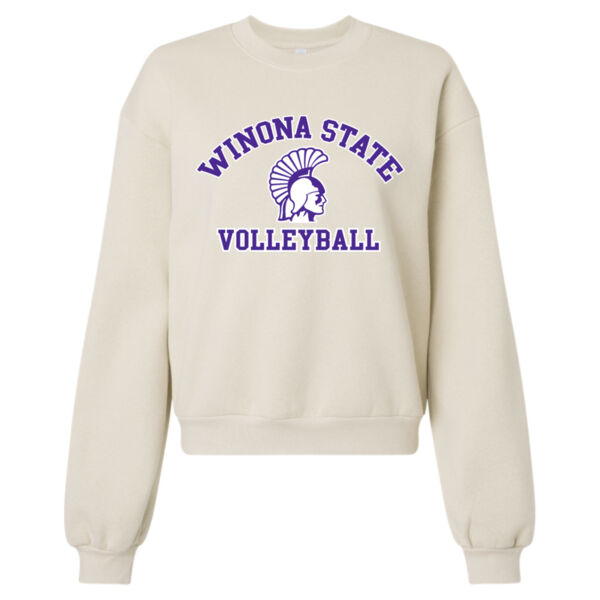 American Apparel ReFlex Womens Fleece Crewneck Sweatshirt - Printed Logo Thumbnail