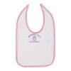 Infant Contrast Trim Premium Jersey Bib Thumbnail